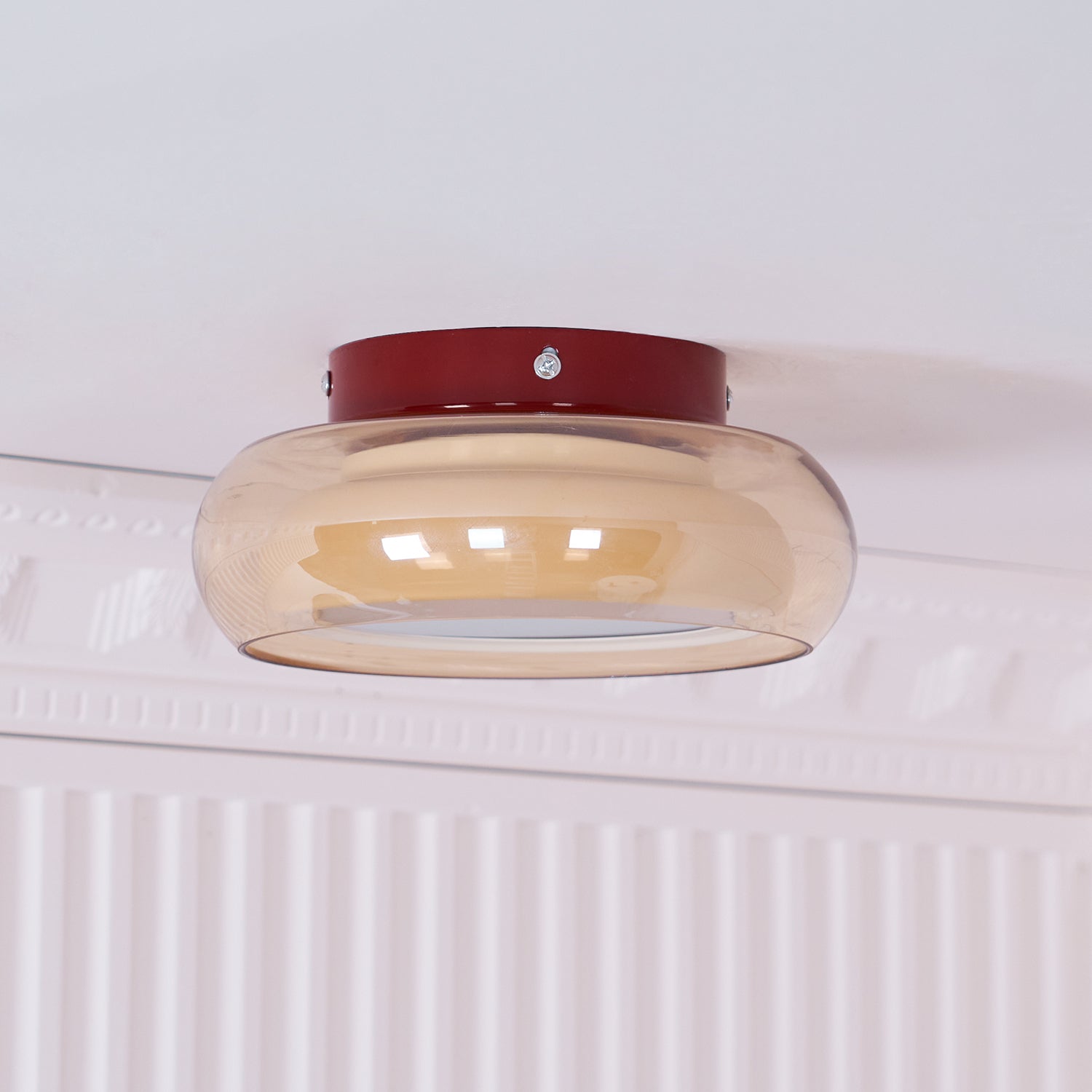 June Retro Glass Flush Mount Ceiling Light - product image 14