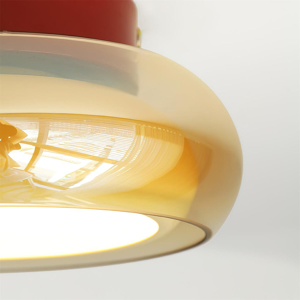 June Retro Glass Flush Mount Ceiling Light - product image 13