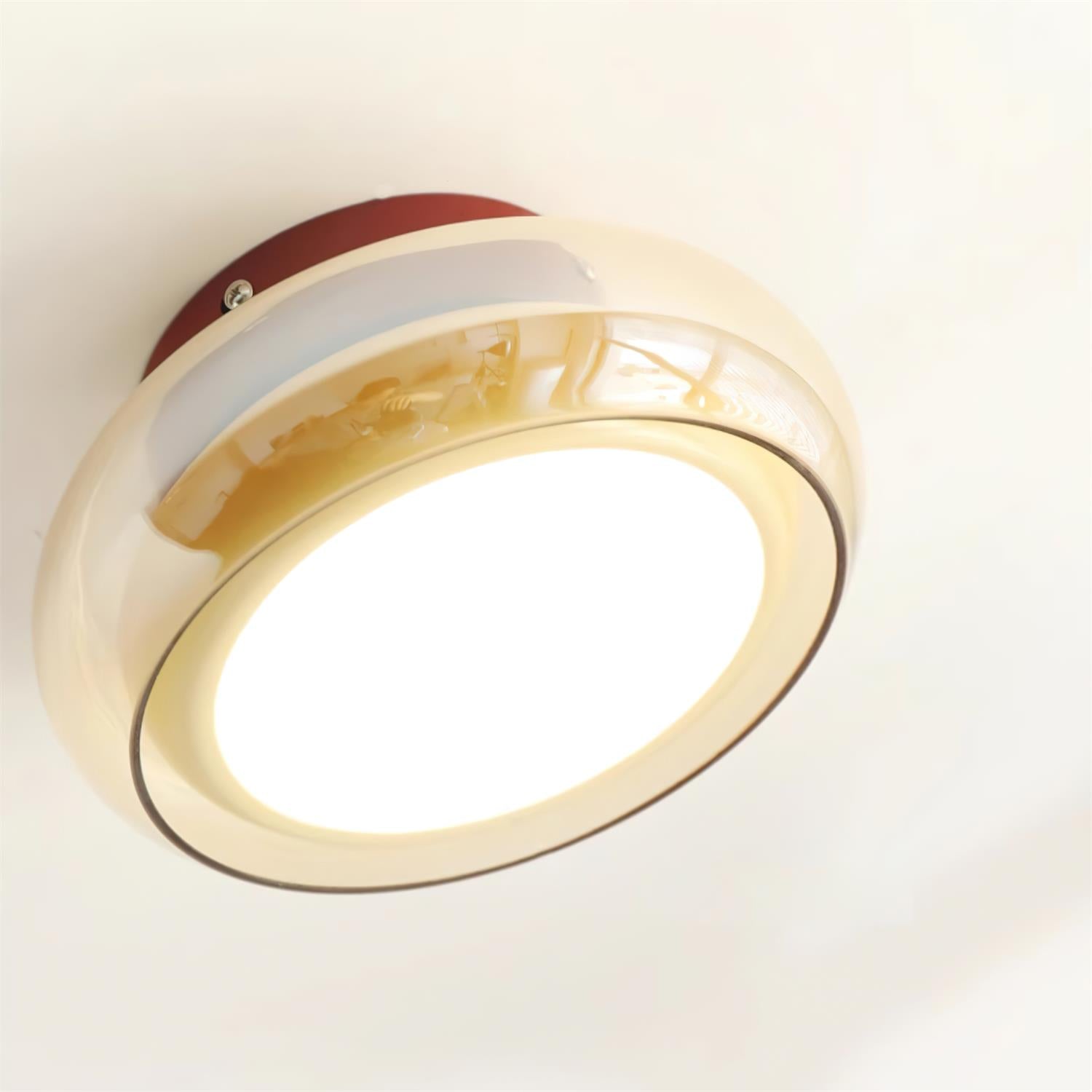 June Retro Glass Flush Mount Ceiling Light - product image 10