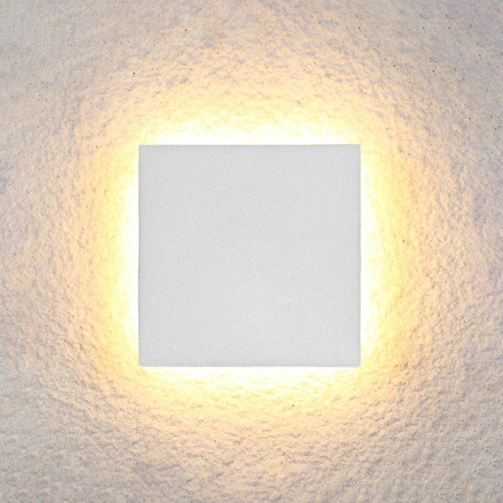 Klyne Minimalist Round/Square Outdoor Wall Lamp LED, Black/White - product image 20