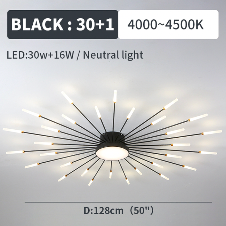 Wesley Modern Home Decoration Fireworks LED Ceiling Light - product image 20