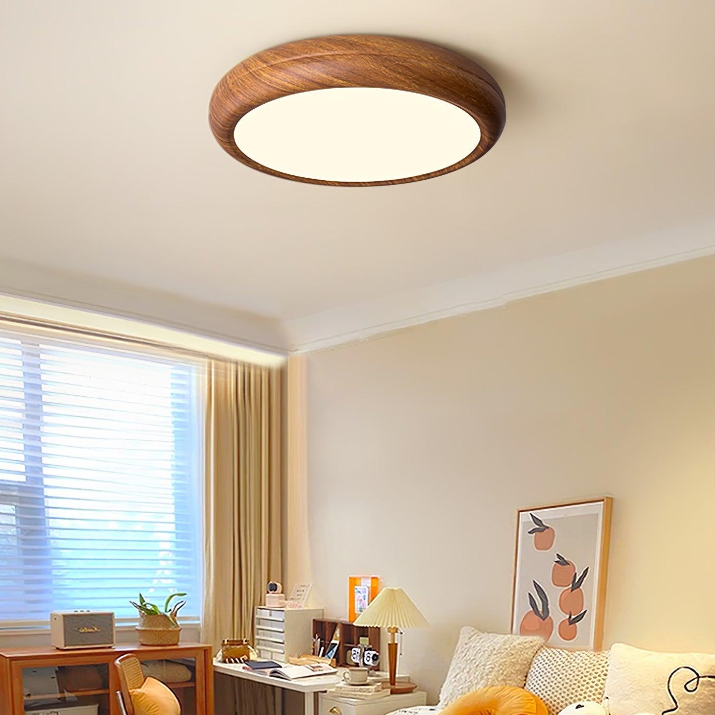 Grena Wood Grain Round Ceiling Light - product image 8