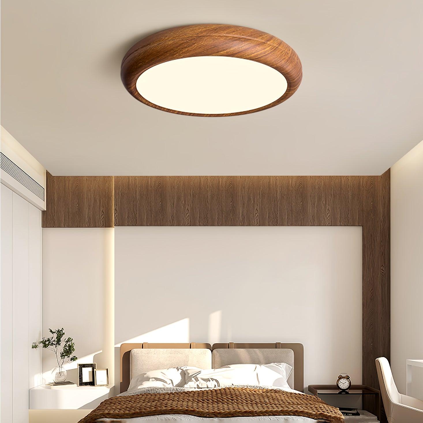 Grena Wood Grain Round Ceiling Light - product image 13