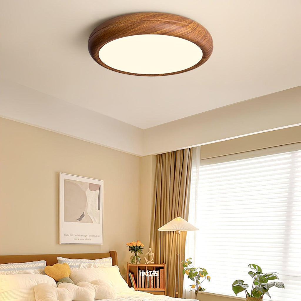 Grena Wood Grain Round Ceiling Light - product image 6