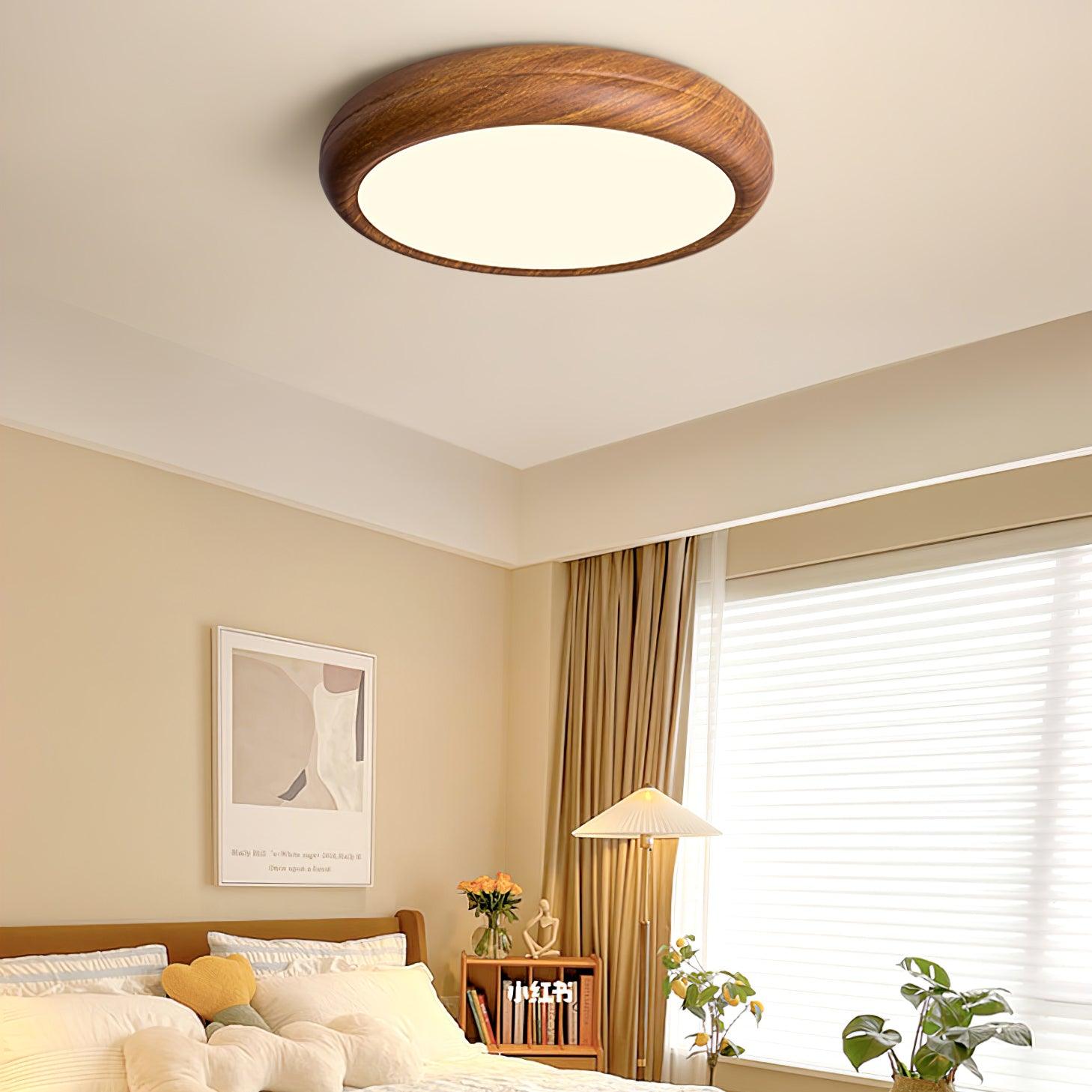 Grena Wood Grain Round Ceiling Light - product image 6