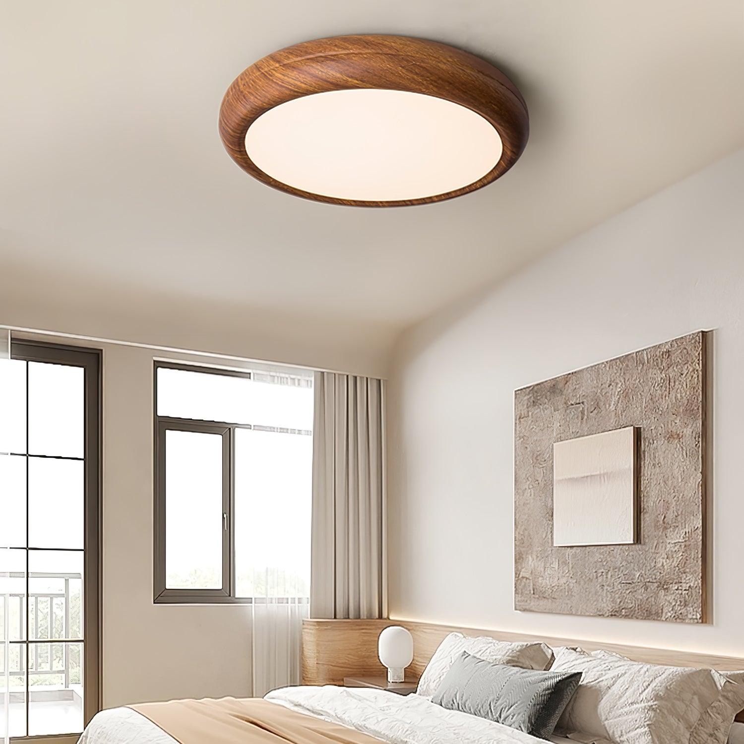 Grena Wood Grain Round Ceiling Light - product image 17