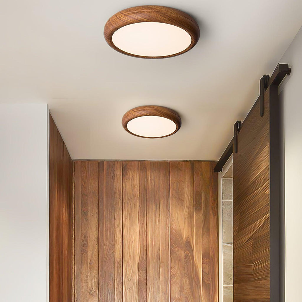 Grena Wood Grain Round Ceiling Light - product image 4