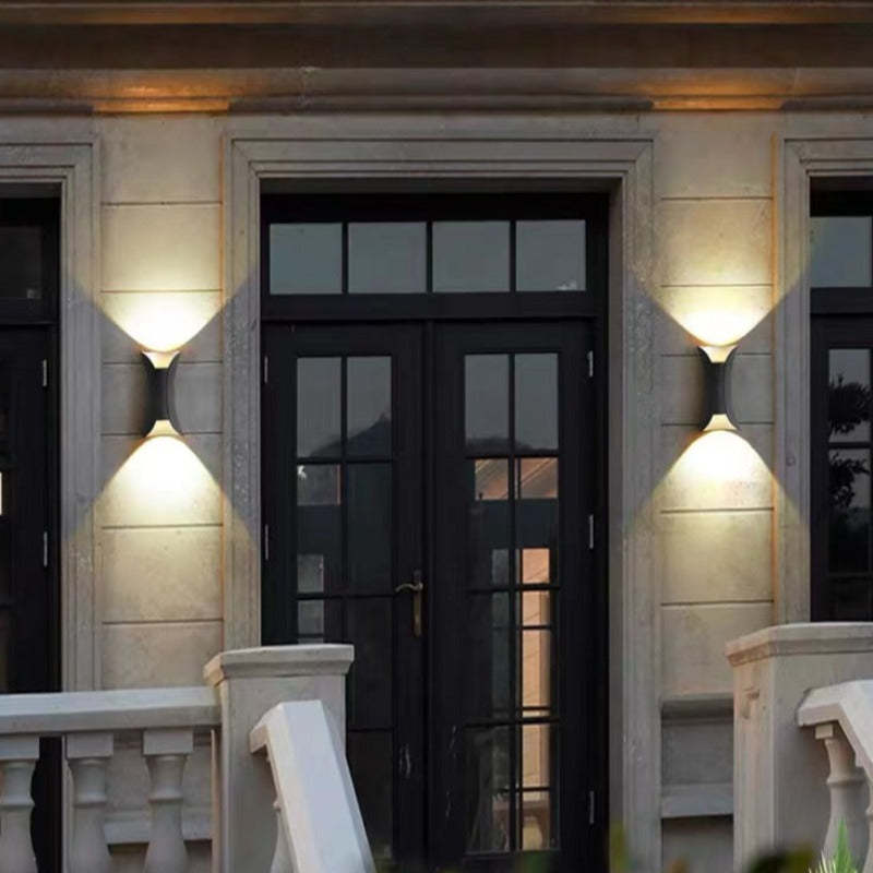 Noxel Curved Outdoor Wall Mounted Led Lamp - product image 10