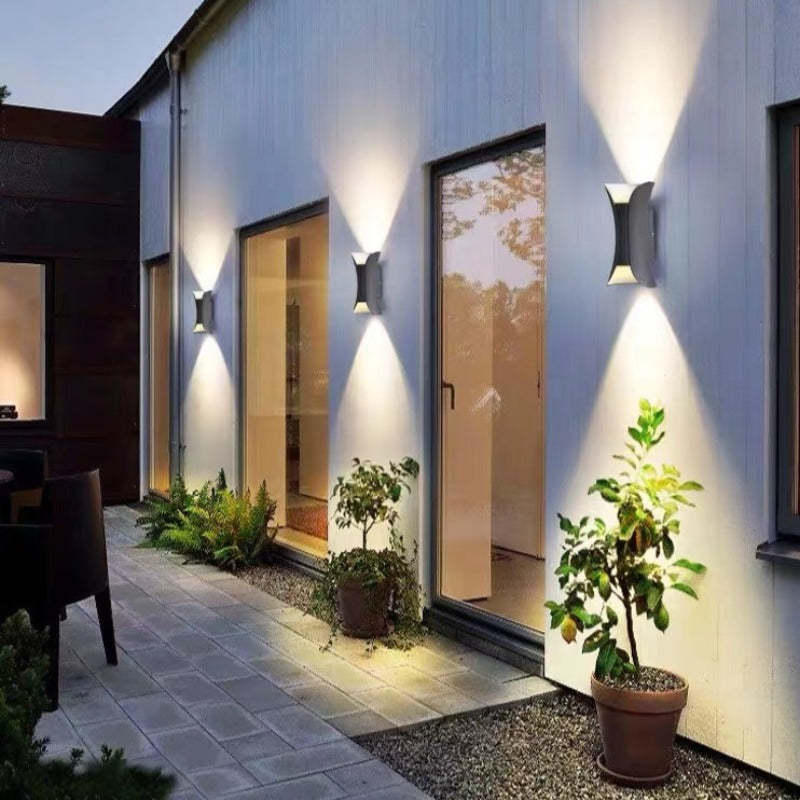 Noxel Curved Outdoor Wall Mounted Led Lamp - product image 8