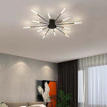 Wesley Flush-Mount Ceiling Light Fireworks, Black/Gold - product image 26