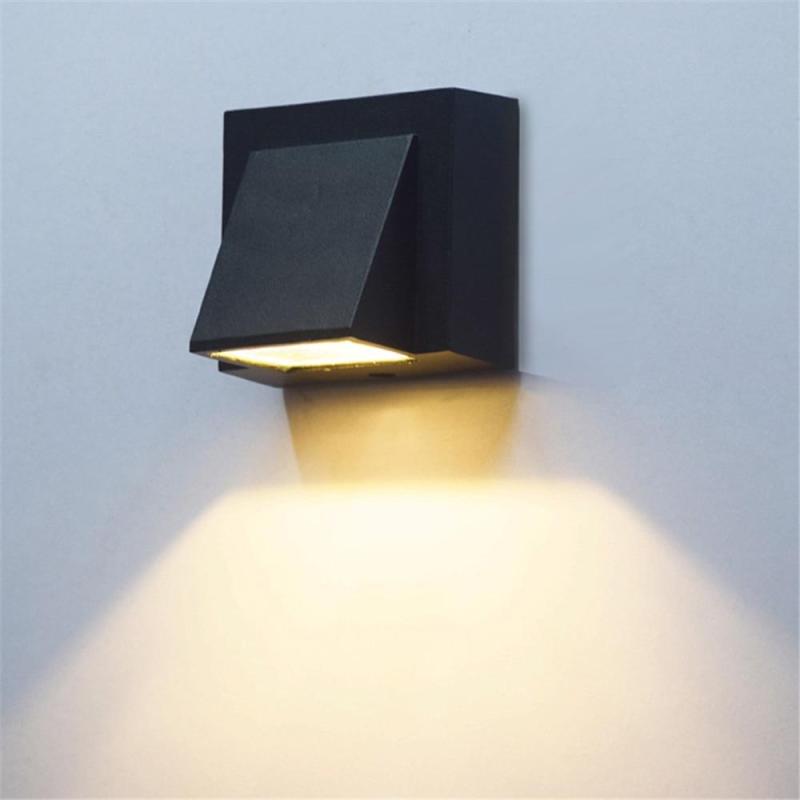 Vexto Modern Black Metal LED Outdoor Wall Lamp - product image 5