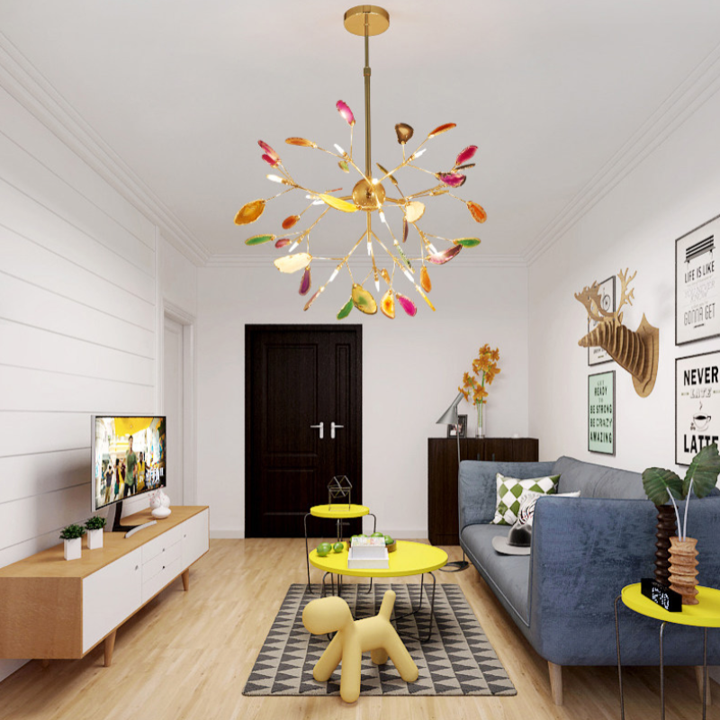 Aria Agate Creative Colourful Chandelier Bedroom/Living Room - product image 20