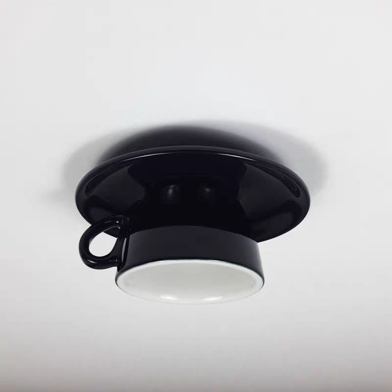 Aria Modern Coffee Cups Ceramic Flush Ceiling Lighting - product image 10