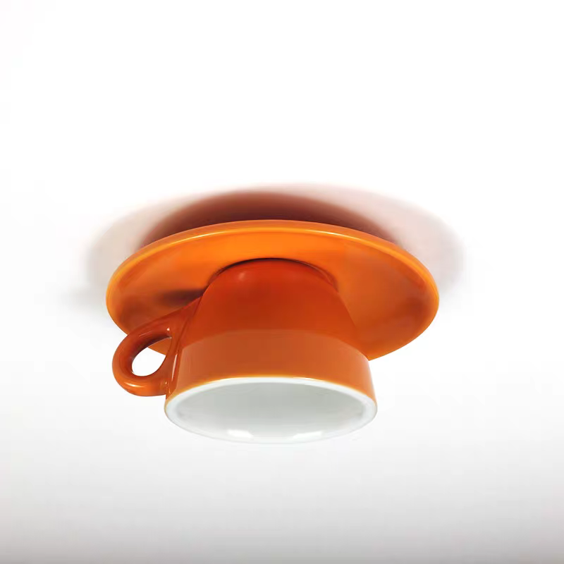 Aria Modern Coffee Cups Ceramic Flush Ceiling Lighting - product image 12